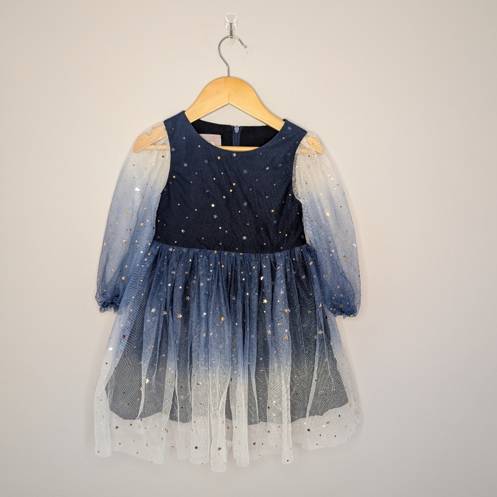 Ombre Tulle Moon and Stars Tulle Dress